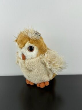 WWF World Wildlife Fund Owl 7” Realistic Plush Stuffed Animal